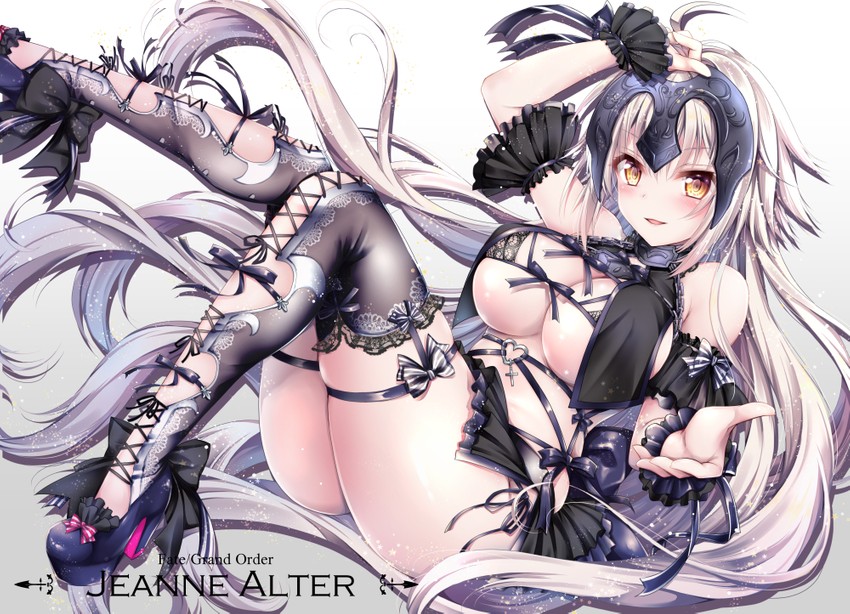 jeanne d'arc alter (fate and 1 more) drawn by geko