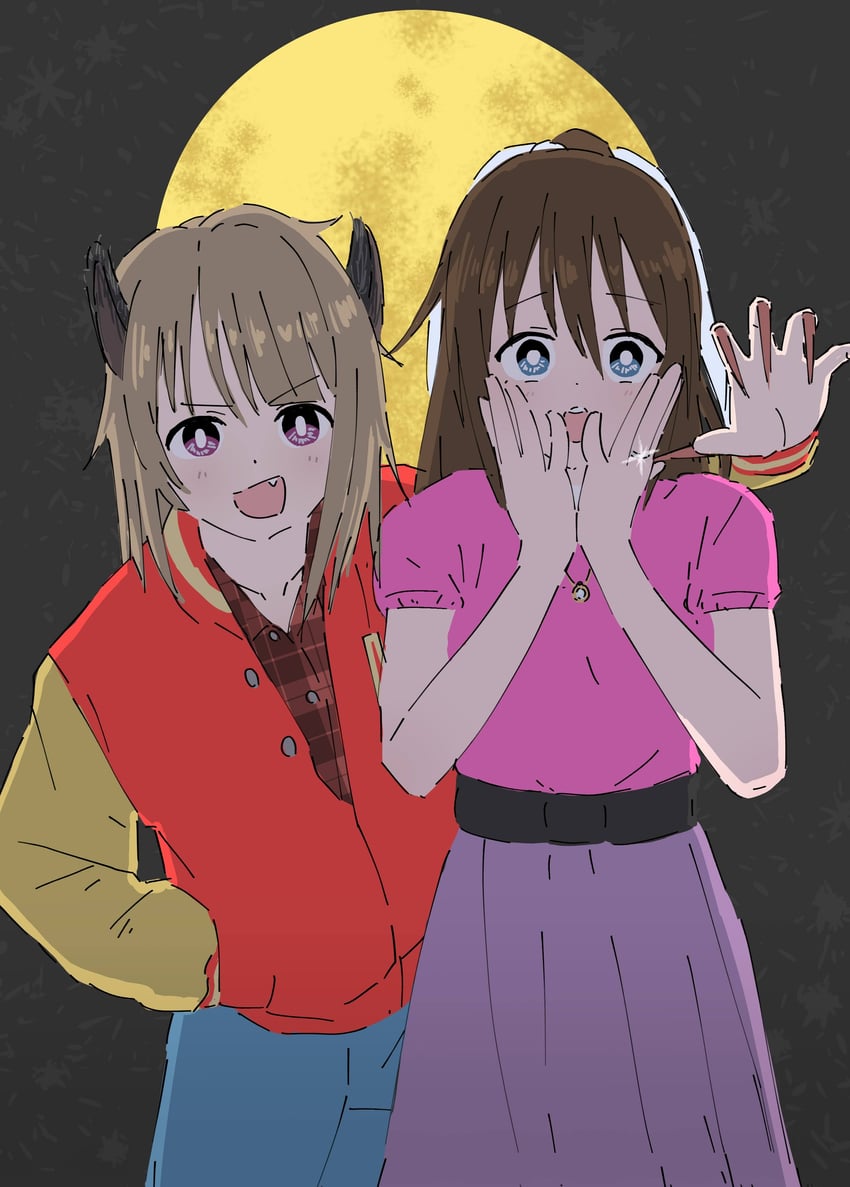 osaka shizuku and nakasu kasumi (love live! and 2 more) drawn by yozora1kawaii