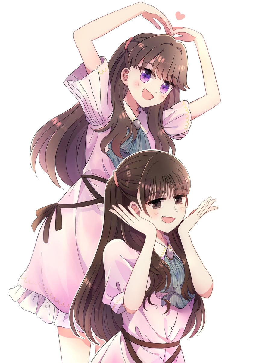 fujishima megumi and tsukine kona (love live! and 2 more) drawn by watage_modoki