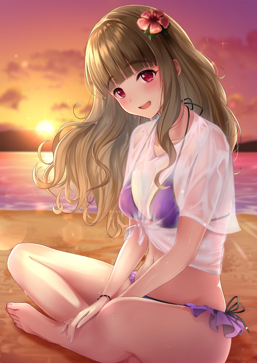 kamiya nao (idolmaster and 1 more) drawn by monaka_curl