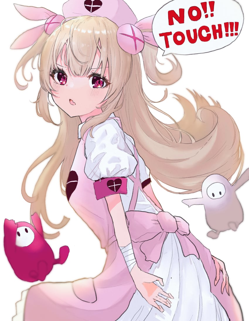 natori sana and fall guy (sana channel and 1 more) drawn by haruharu_sensei