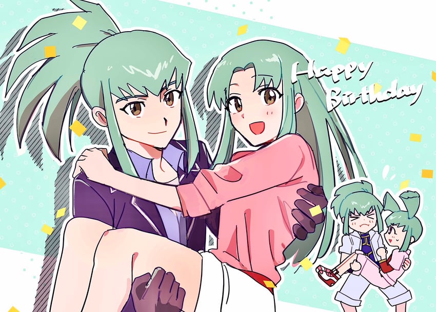 luca and lua (yu-gi-oh! and 1 more) drawn by gnbrzo