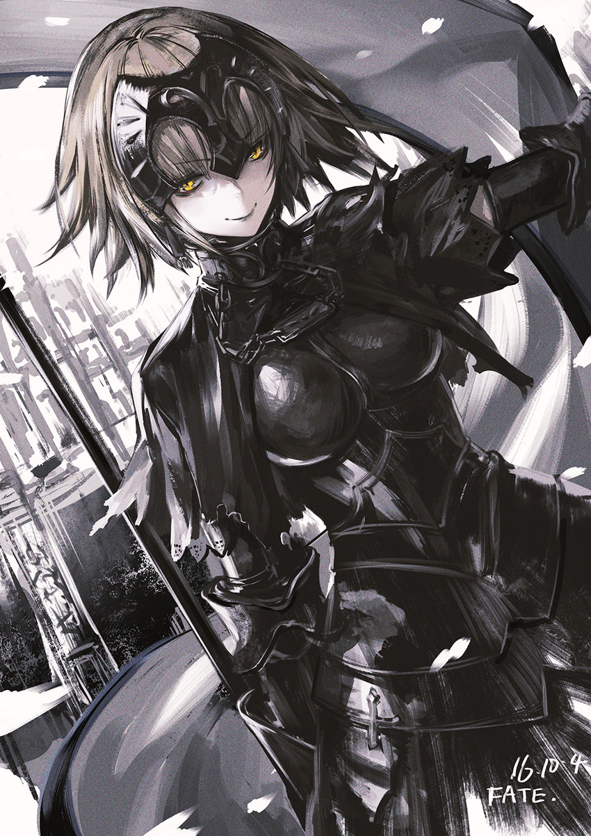 jeanne d'arc alter (fate and 1 more) drawn by infukun