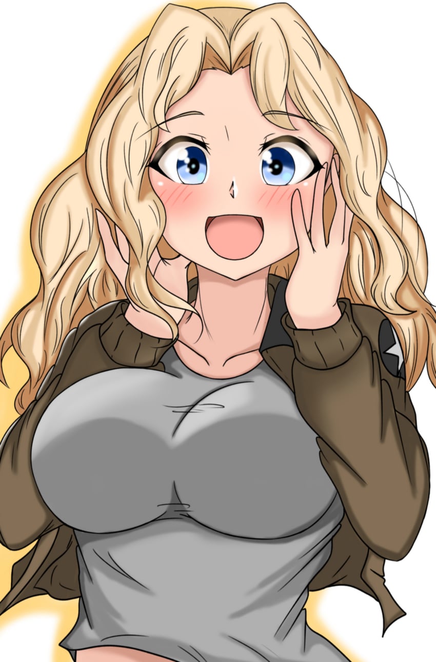 kay (girls und panzer) drawn by dap_8492
