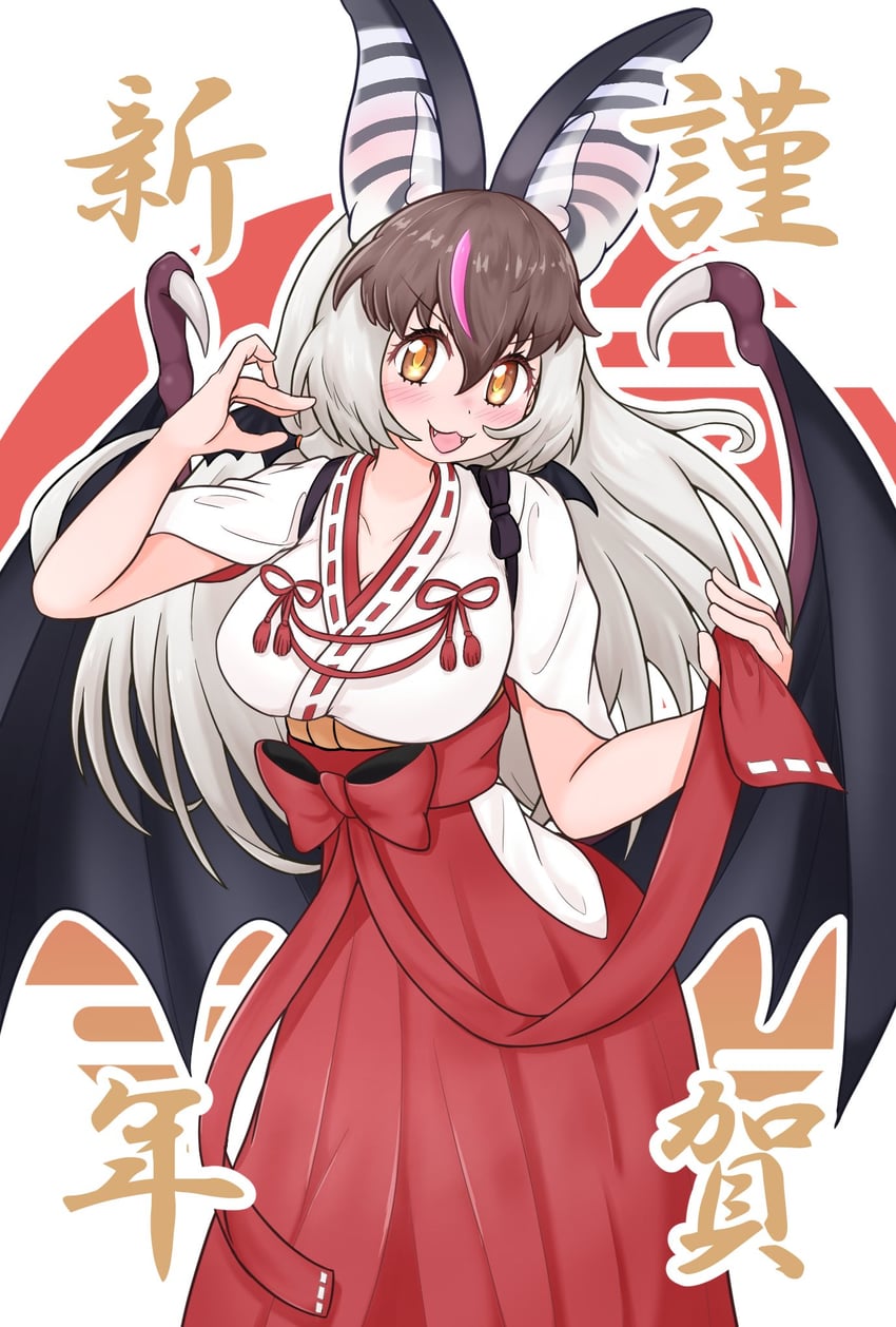 brown long-eared bat (kemono friends and 1 more) drawn by oaug241