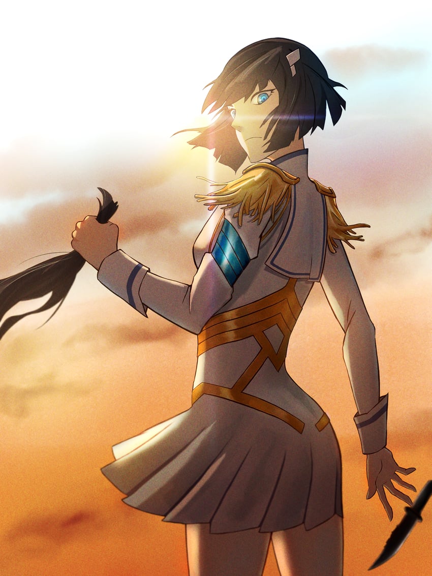 kiryuuin satsuki and junketsu (kill la kill) drawn by baomanwang