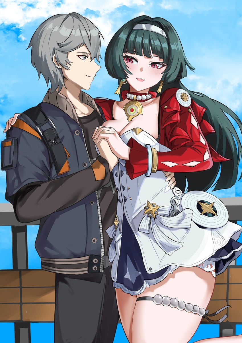 wise and astra yao (zenless zone zero) drawn by tian_kazuki
