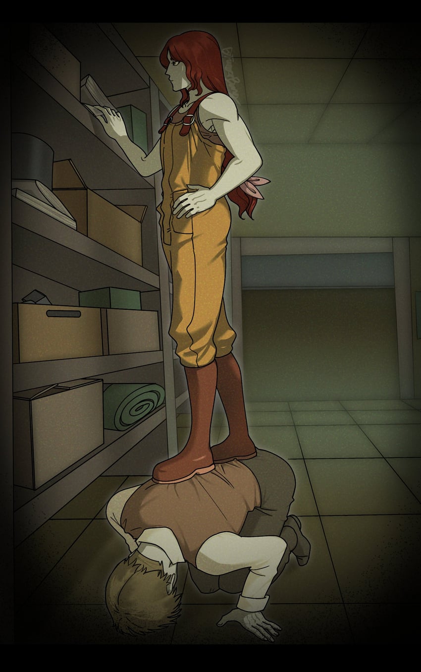abella and henryk (fear & hunger and 1 more) drawn by fungerbong