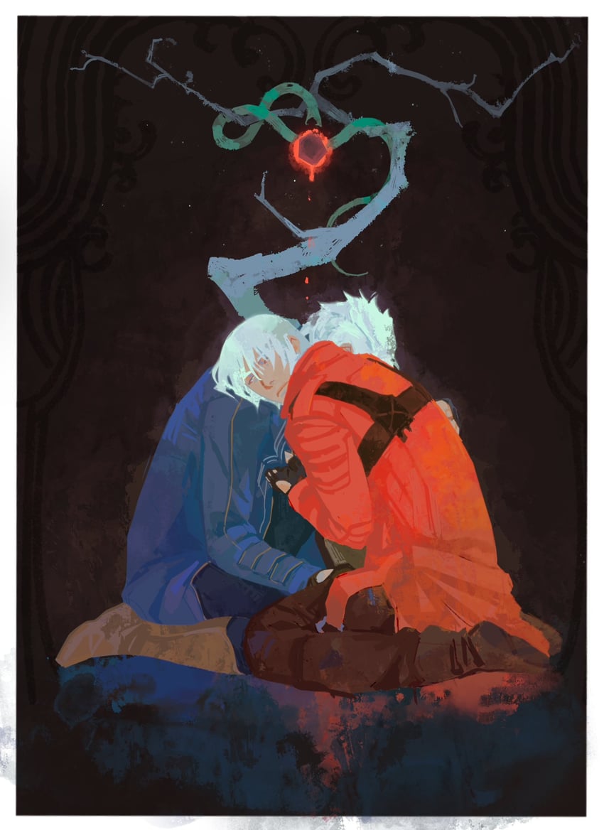 dante and vergil (devil may cry and 1 more) drawn by st_hedge