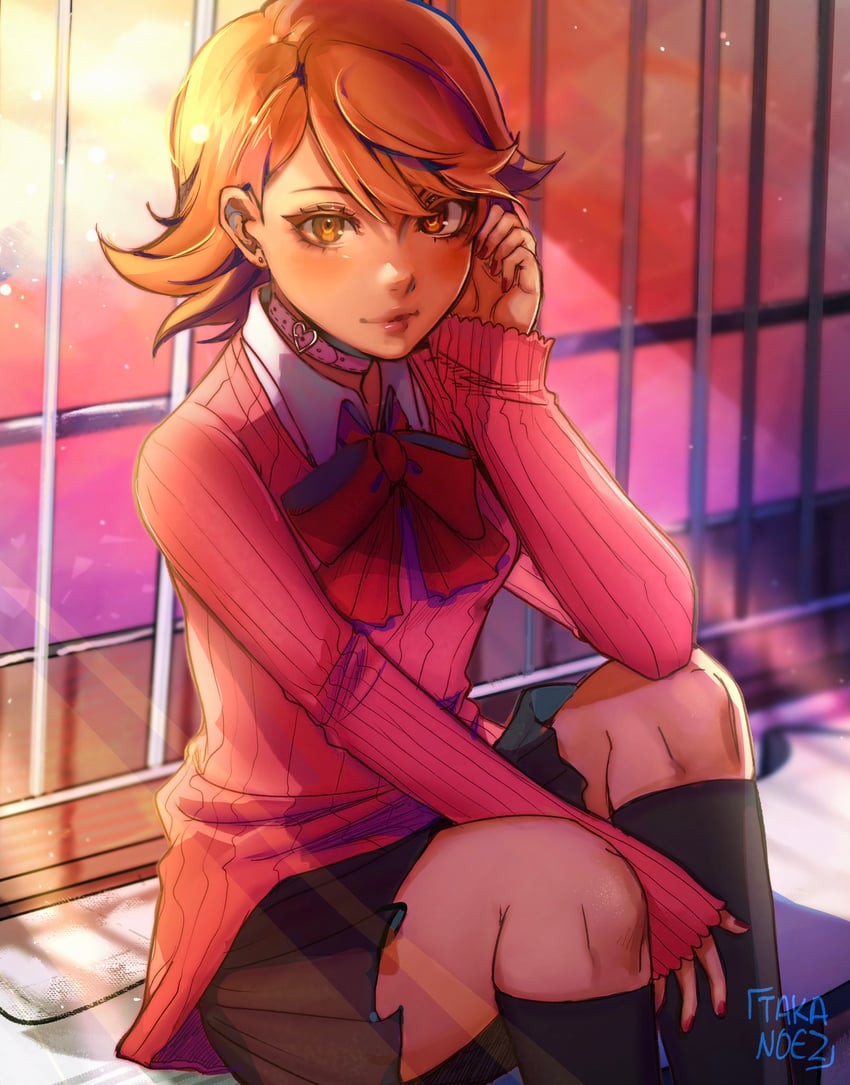 takeba yukari (persona and 1 more) drawn by takanoezz