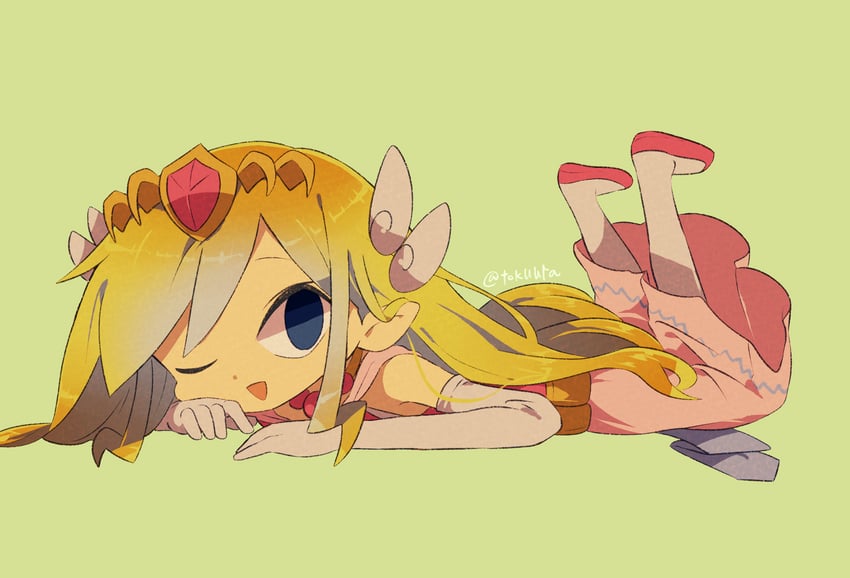 princess zelda and toon zelda (the legend of zelda and 1 more) drawn by tokuura
