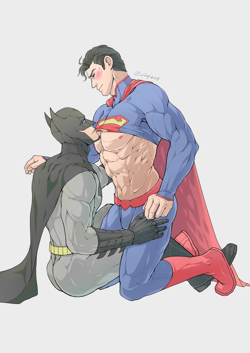batman, superman, clark kent, and bruce wayne (dc comics and 2 more) drawn by evinist