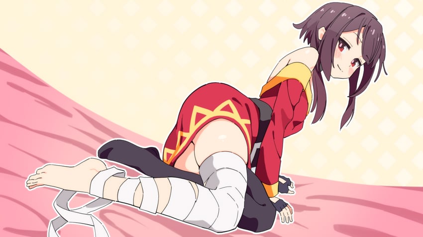 megumin (kono subarashii sekai ni shukufuku wo!) drawn by noyama_takenoko