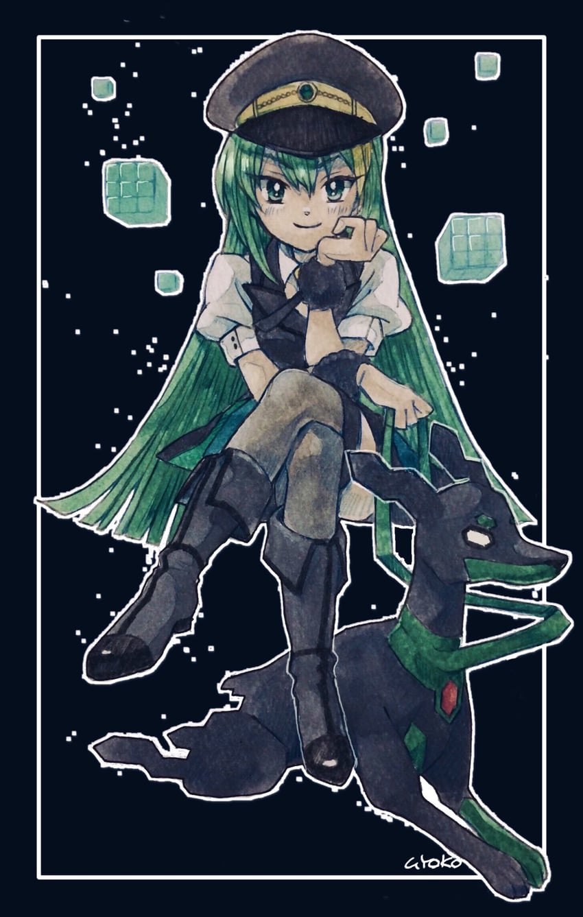 alina gray and zygarde (pokemon and 2 more) drawn by uwded_207