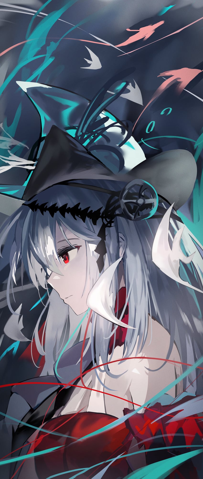 skadi and skadi the corrupting heart (arknights) drawn by derby_(dabidabi)