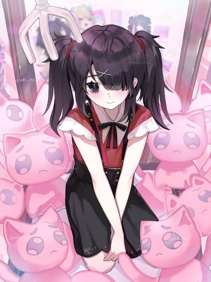 ame-chan and pien cat (needy girl overdose) drawn by suki_72