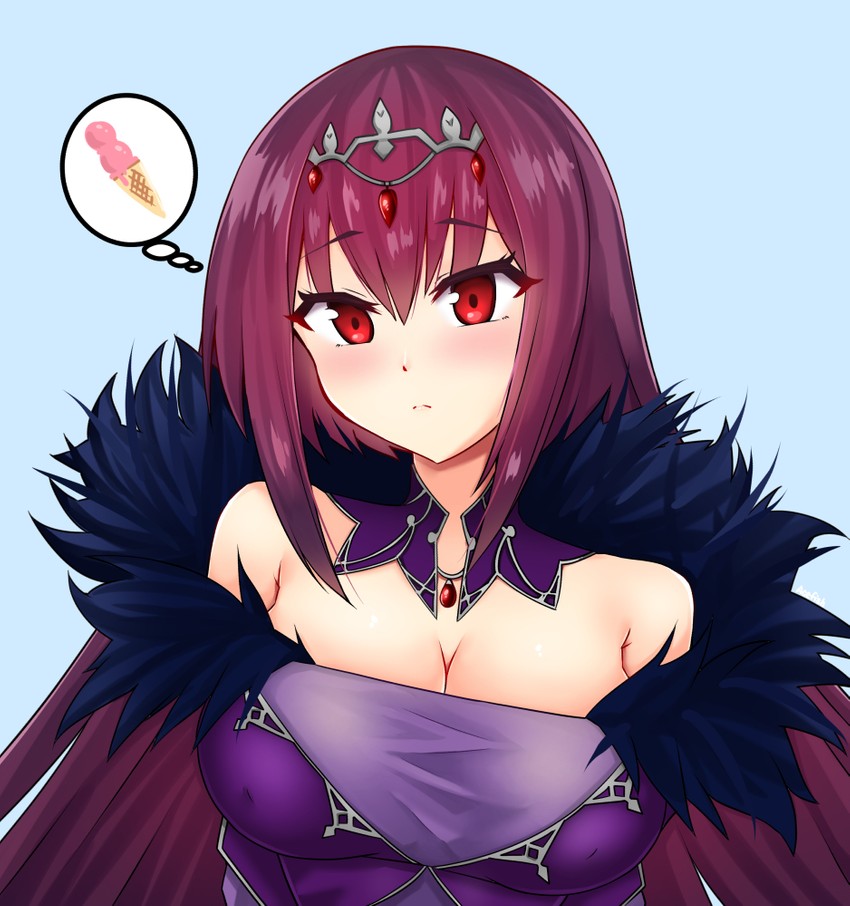 scathach and scathach skadi (fate and 1 more) drawn by acefish