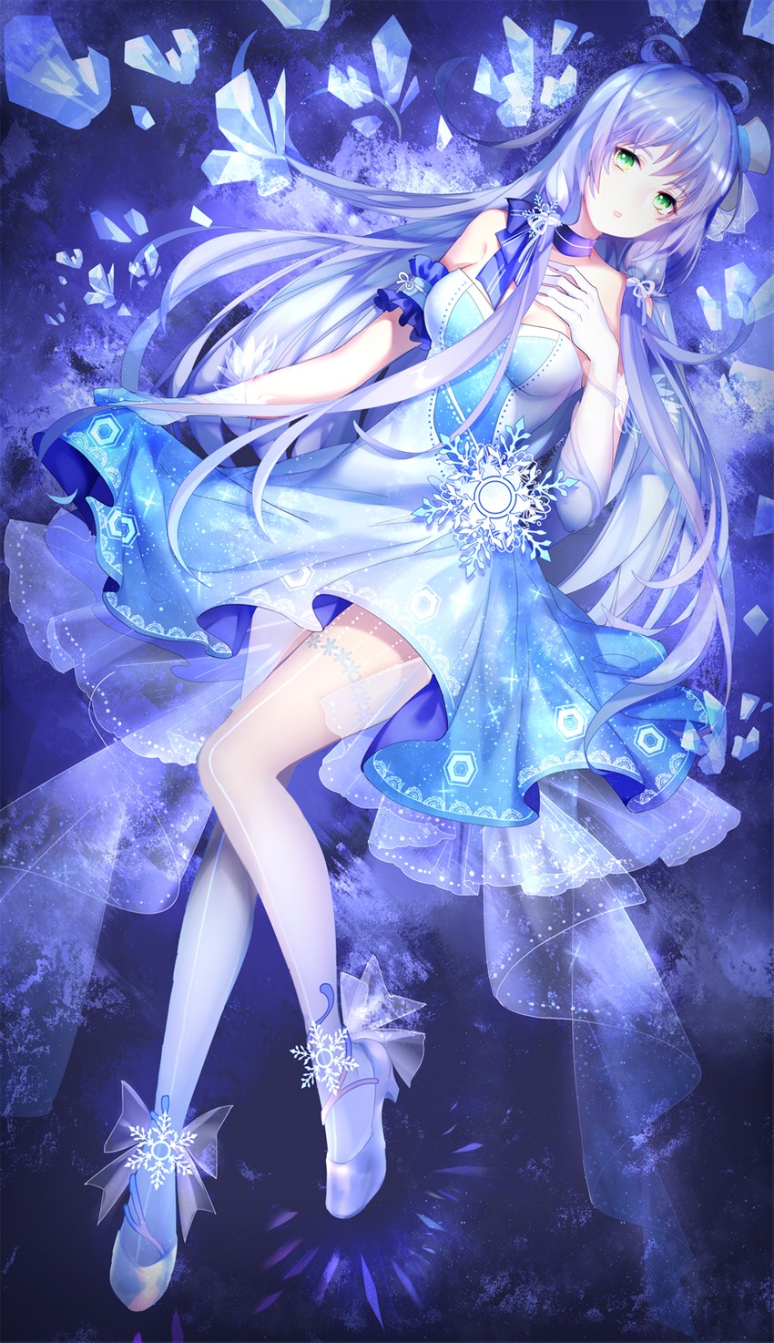 luo tianyi (vocaloid and 1 more) drawn by yu_jiu
