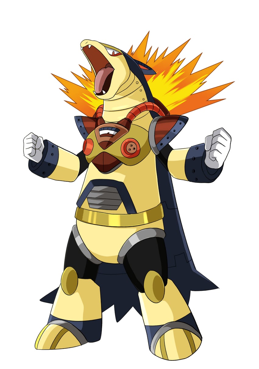 typhlosion (pokemon and 2 more) drawn by spray_poka