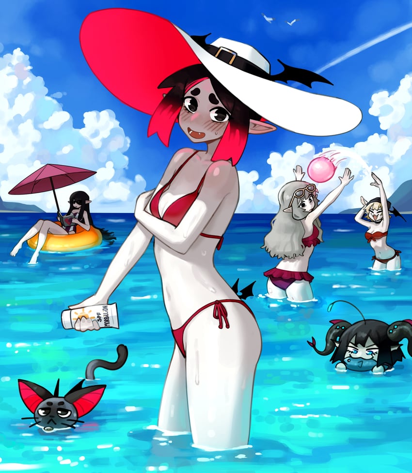 eleanor, mavie, licorice, and scarlett (original) drawn by justadrian_(yoadriandk)
