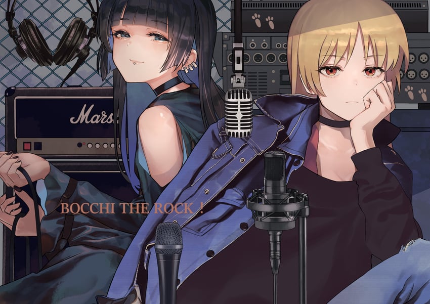 ijichi seika and pa-san (bocchi the rock!) drawn by oshiri_seijin