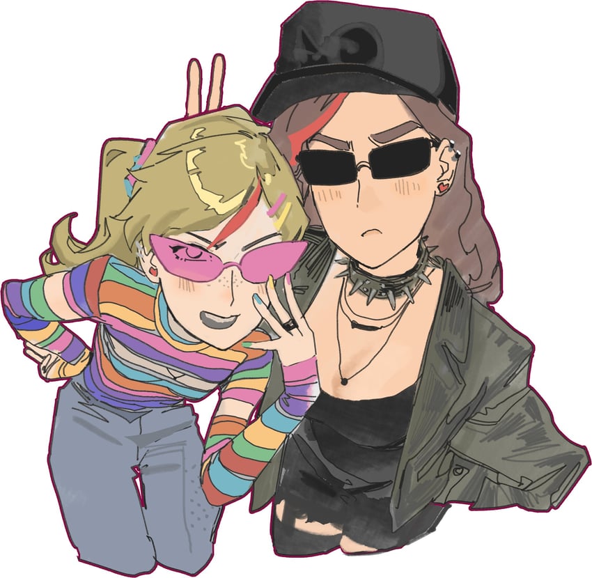riley andersen and valentina ortiz (inside out and 1 more) drawn by qianyu_rainz