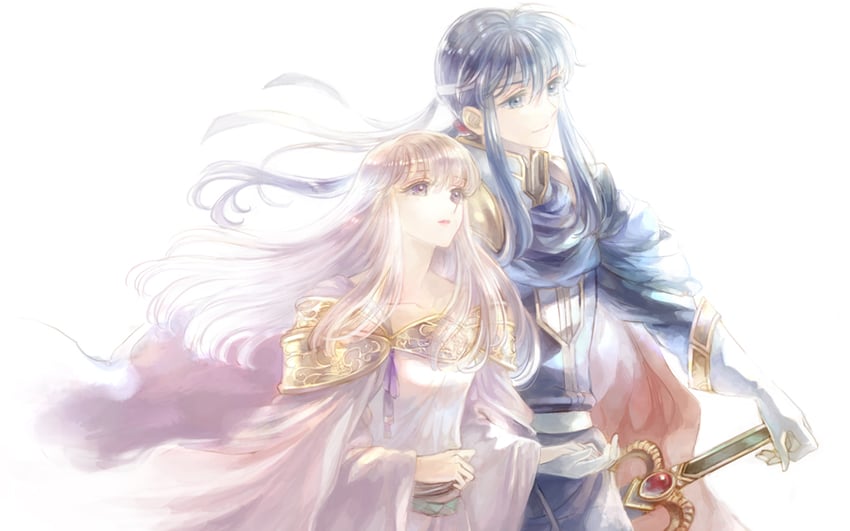seliph and julia (fire emblem and 1 more) drawn by kuzumosu