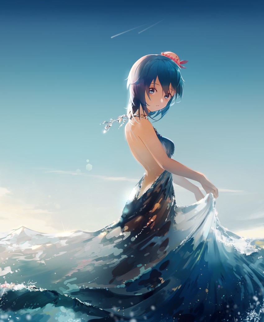 haiyi (synthesizer v and 1 more) drawn by leiq