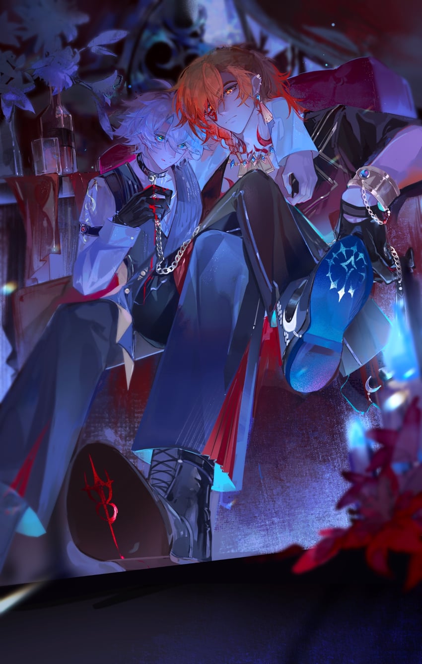 phainon and mydei (honkai and 1 more) drawn by renjian85537597