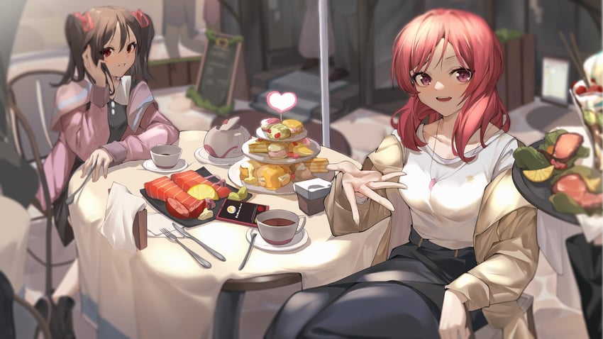 nishikino maki and yazawa nico (love live! and 1 more) drawn by katachi_noboru_nishikino