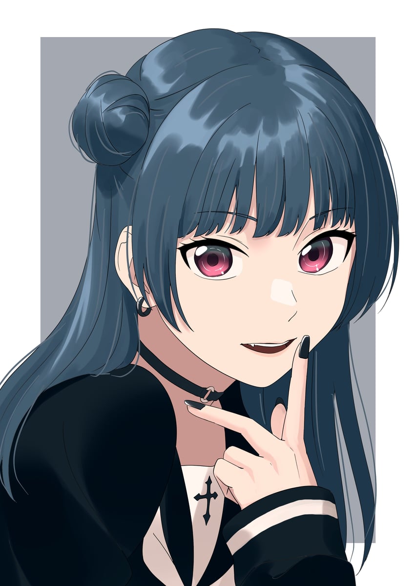 tsushima yoshiko (love live! and 1 more) drawn by s_sho_mkrn
