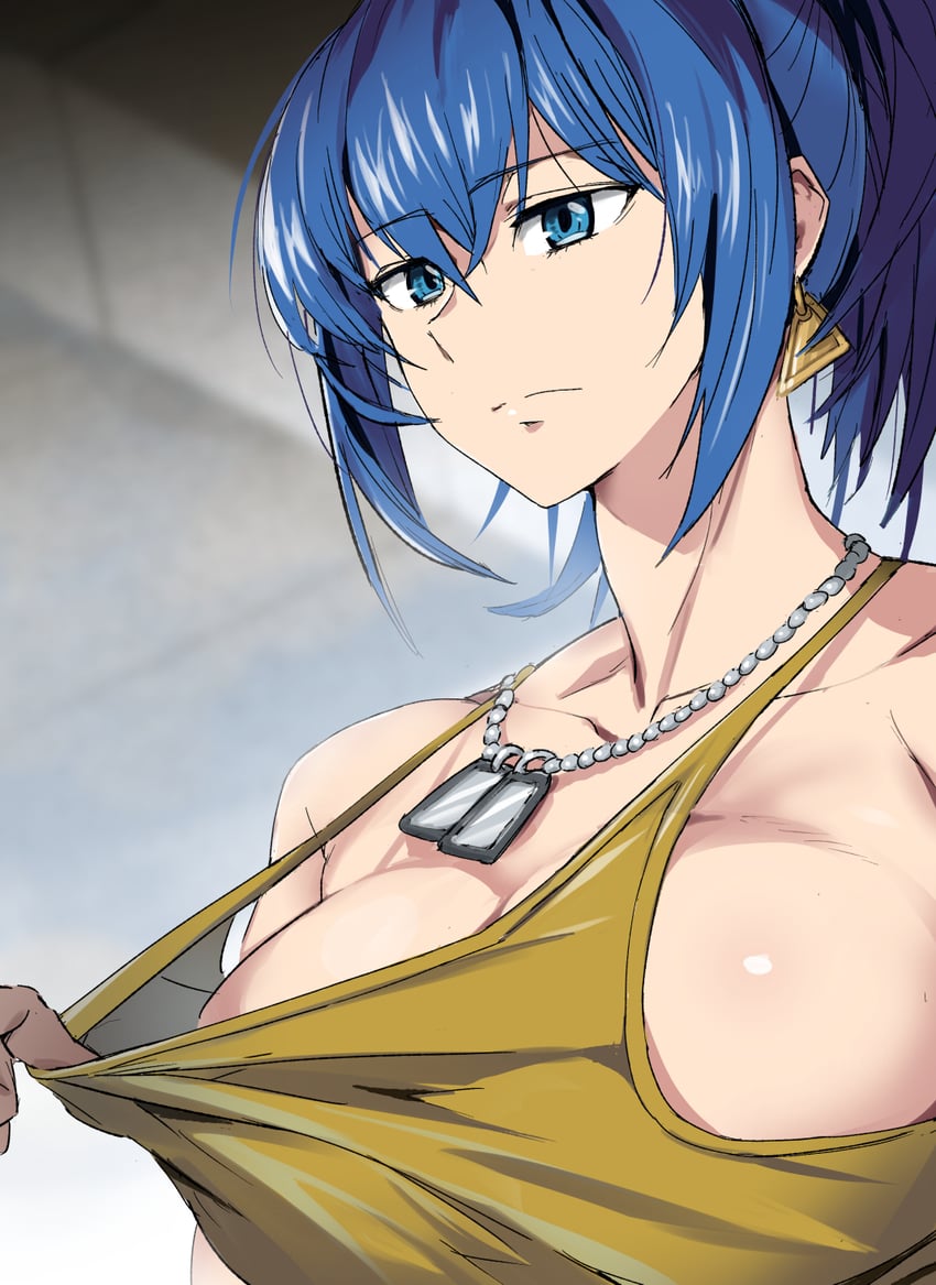 leona heidern (the king of fighters and 2 more) drawn by touniyuu