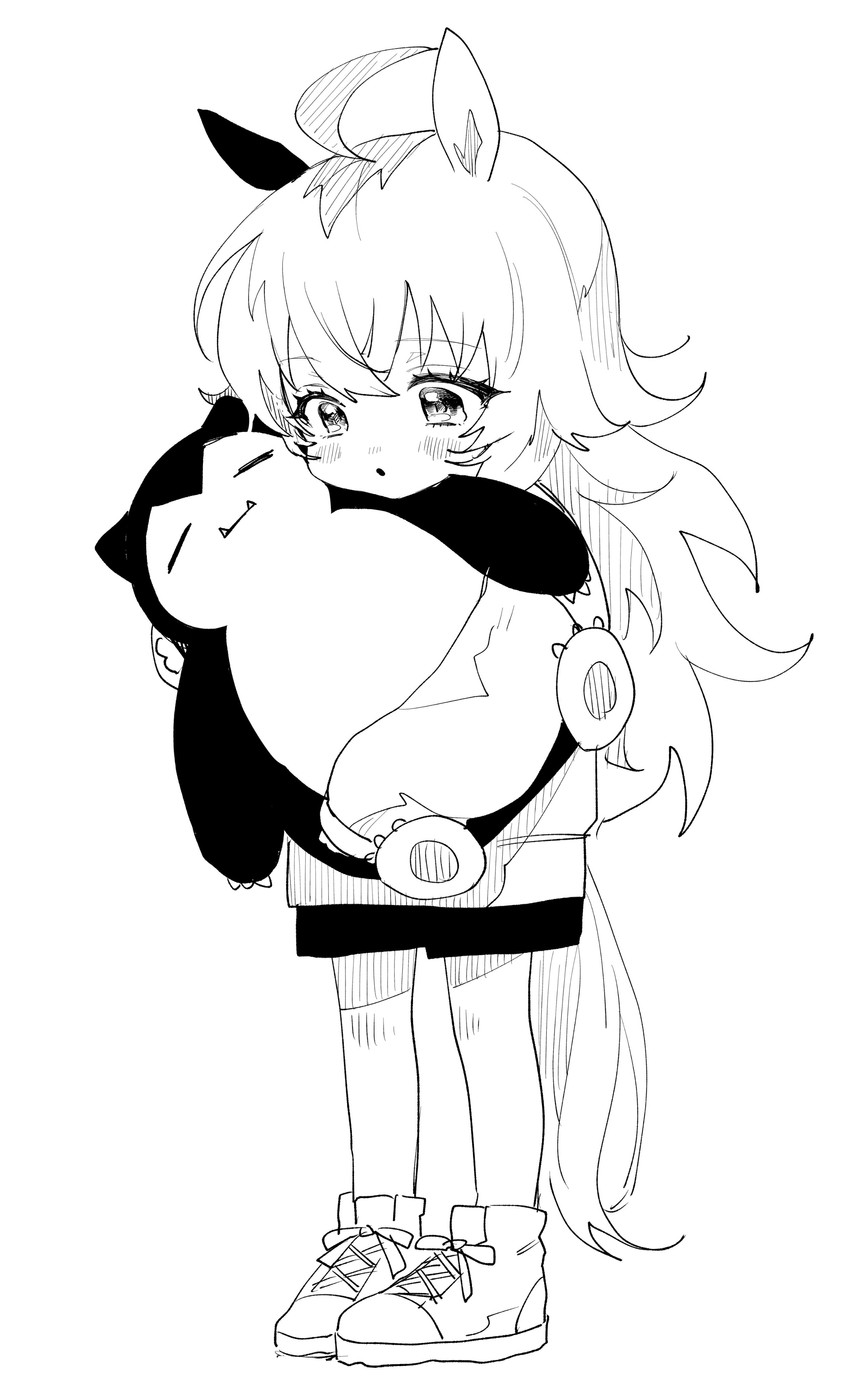 oguri cap and snorlax (pokemon and 1 more) drawn by ishida_umi