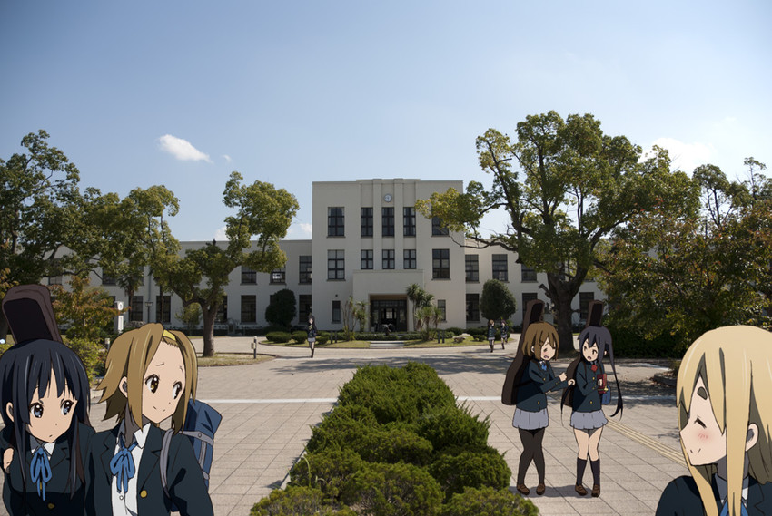akiyama mio, nakano azusa, hirasawa yui, tainaka ritsu, and kotobuki tsumugi (k-on!) drawn by errant