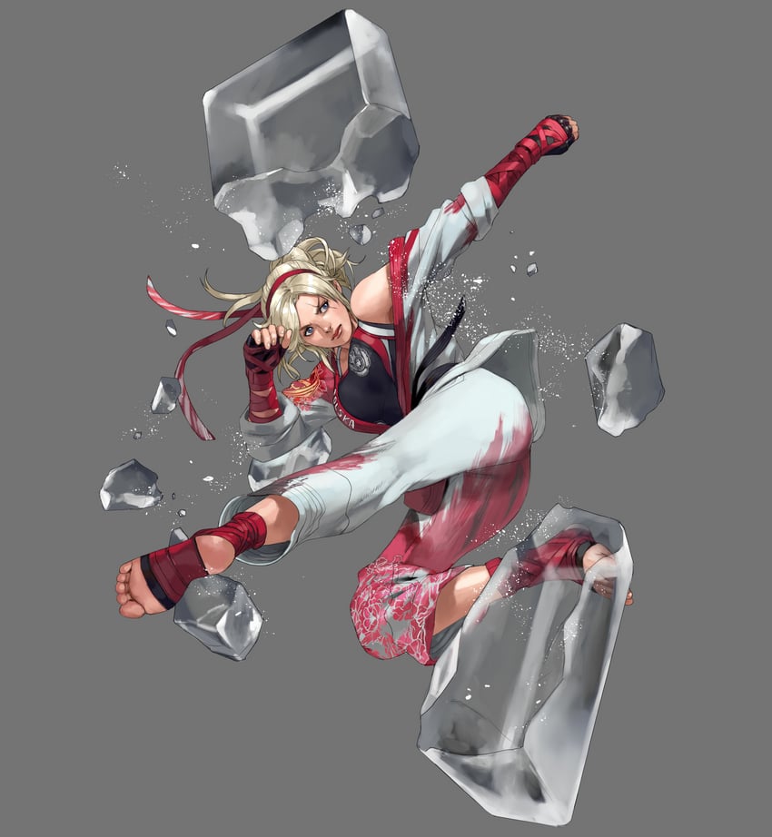 lidia sobieska (tekken and 1 more) drawn by junny