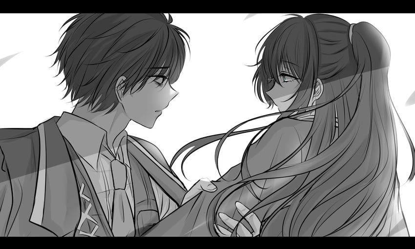 yi sang and hong lu (project moon and 1 more) drawn by pipi_tt
