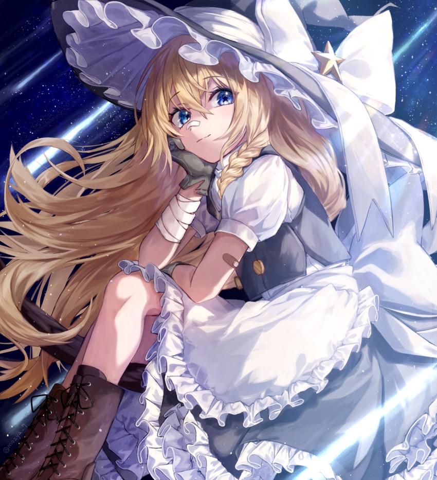 kirisame marisa (touhou) drawn by mozuno_(mozya_7)