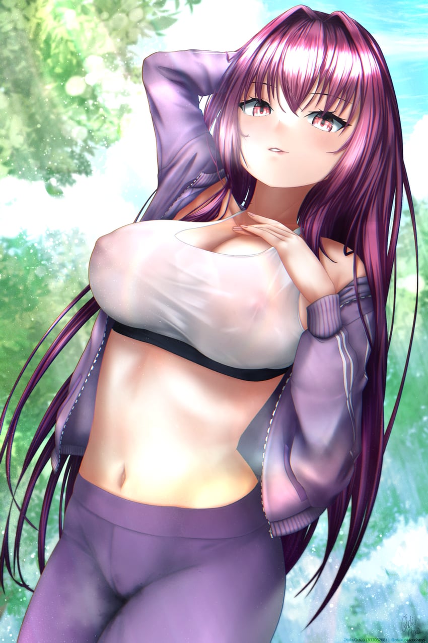 scathach (fate and 1 more) drawn by otakuotaco