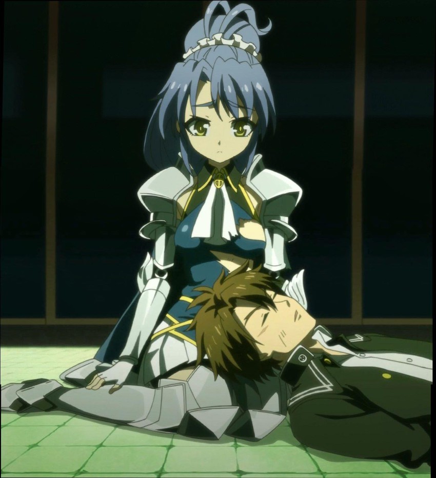 toujou basara and nonaka kurumi (shinmai maou no testament)