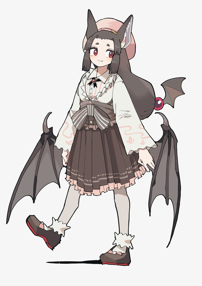 fraternal myotis (kemono friends and 1 more) drawn by kanmoku-san
