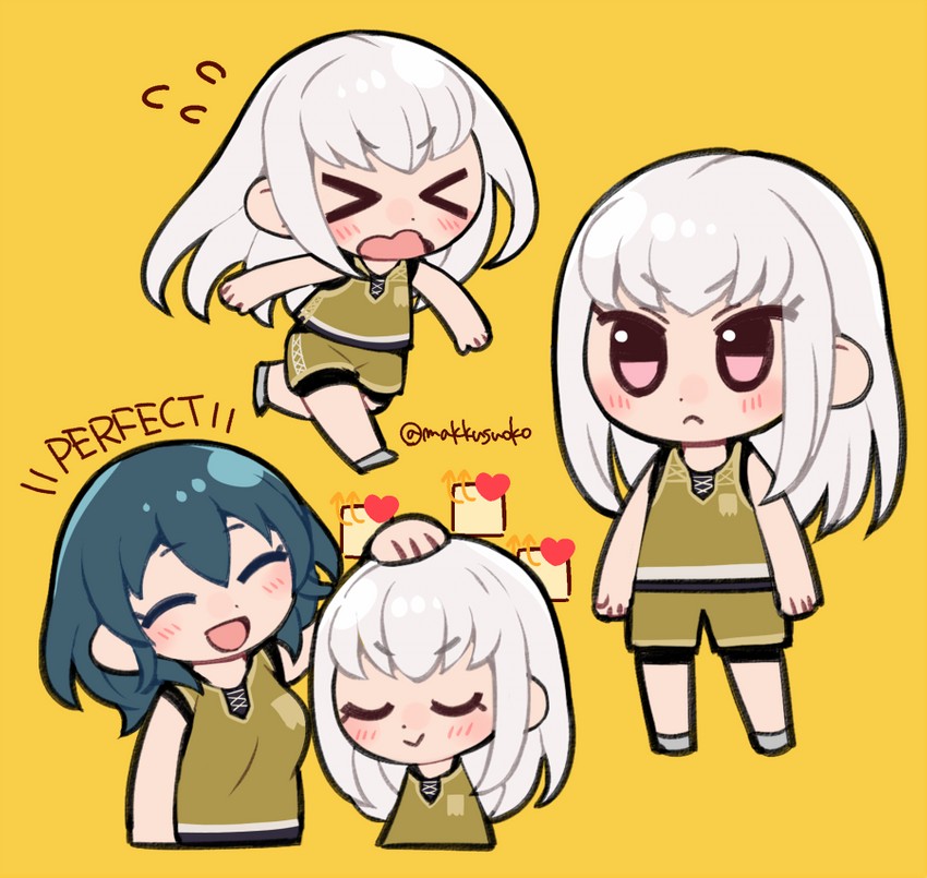 female byleth and lysithea von ordelia (fire emblem and 1 more) drawn by do_m_kaeru