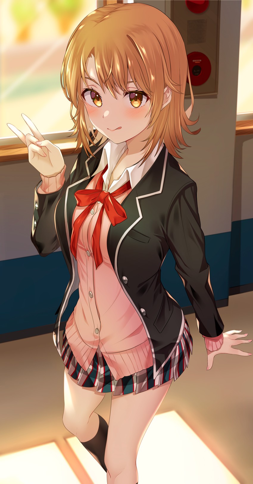 isshiki iroha (yahari ore no seishun lovecome wa machigatteiru.) drawn by jun_(aousa0328)