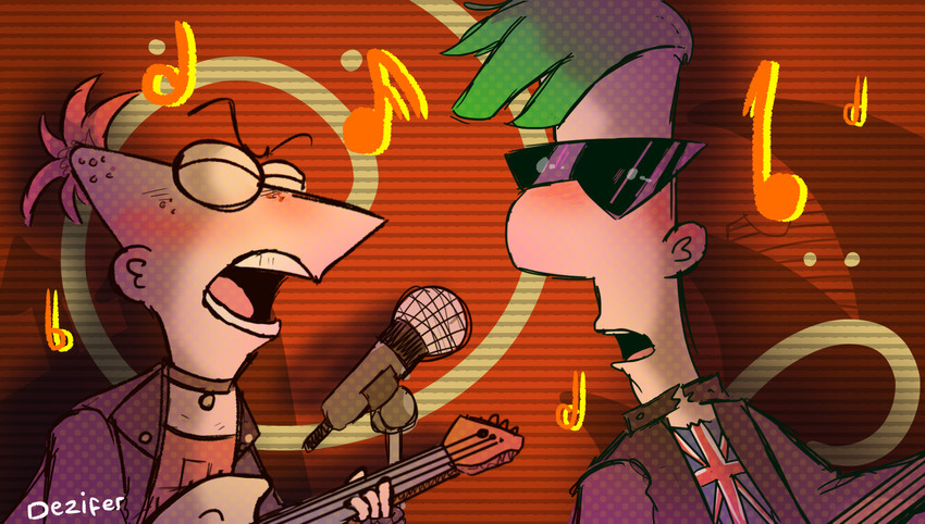 phineas flynn and ferb fletcher (phineas and ferb) drawn by dezifer