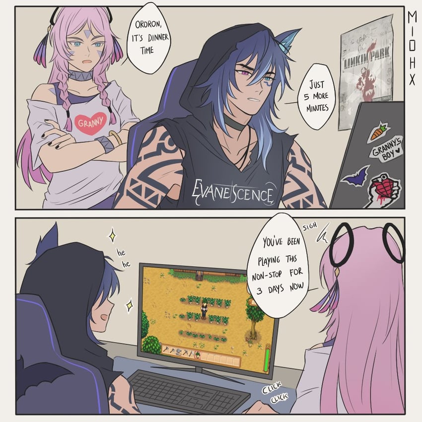 citlali and ororon (genshin impact and 4 more) drawn by miohmiohx