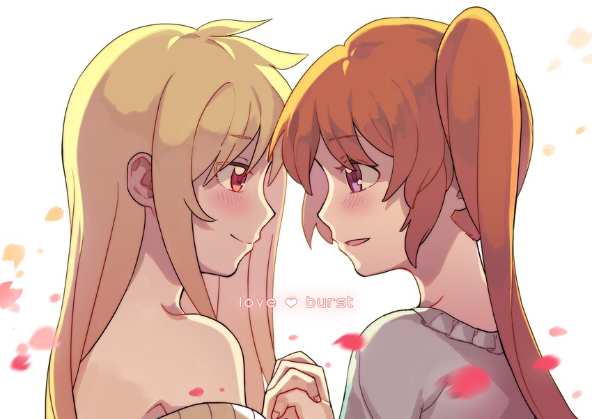 fate testarossa and takamachi nanoha (lyrical nanoha and 1 more) drawn by rakuichi