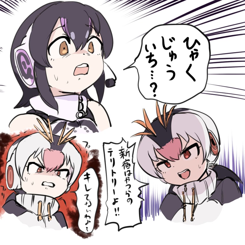 humboldt penguin and royal penguin (kemono friends and 1 more) drawn by mcgunngu