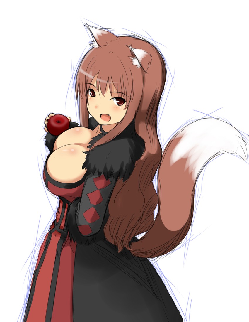 holo, maou, and koshimizu ami (spice and wolf and 1 more) drawn by hu_sea