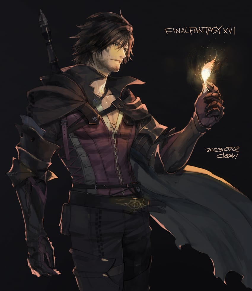 clive rosfield (final fantasy and 2 more) drawn by yuzukarin