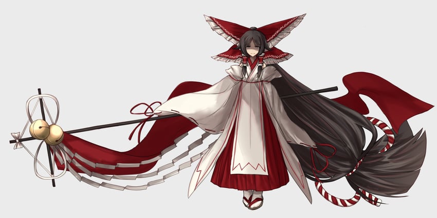 gensokyo's first hakurei miko (touhou and 1 more) drawn by there2007