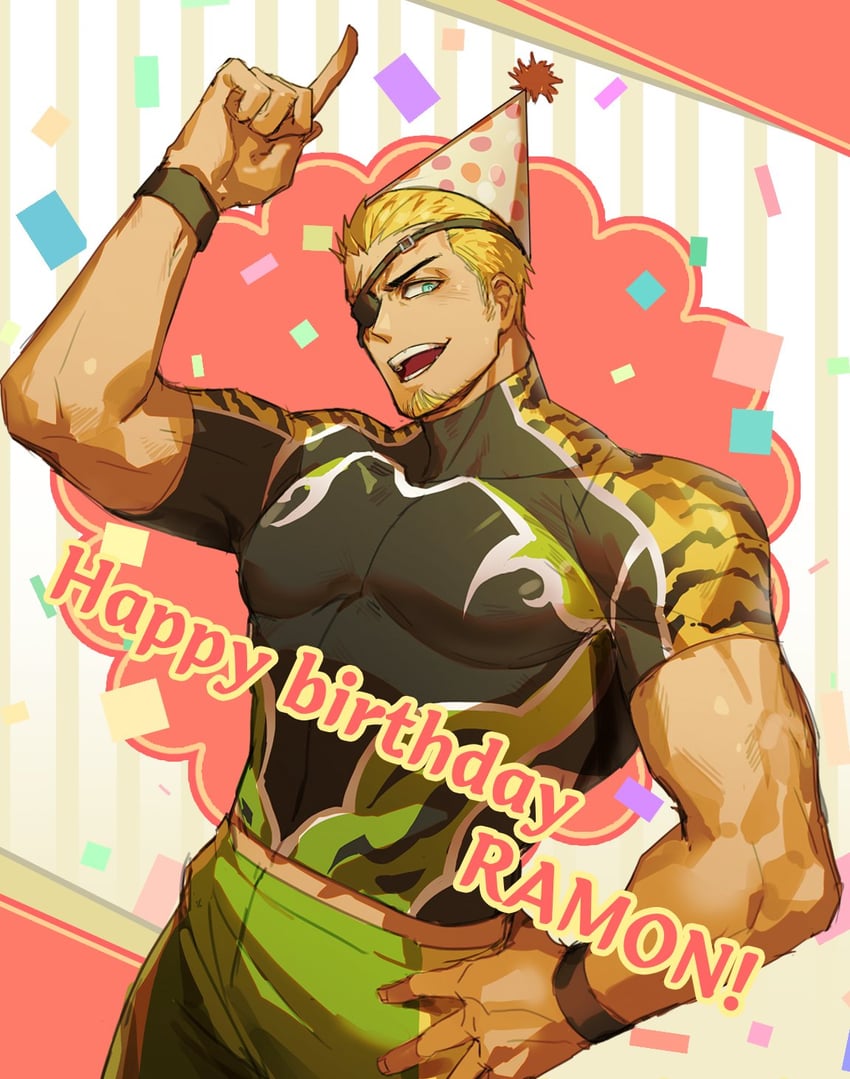 ramon (the king of fighters and 2 more) drawn by jabnag_(rkgkjj)